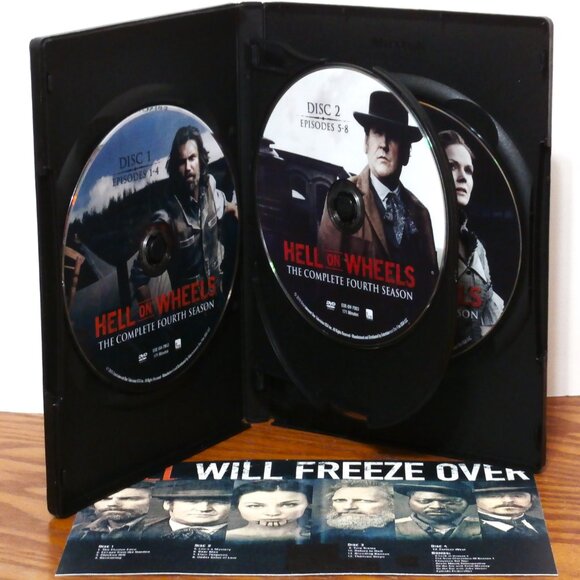 HELL ON WHEELS DVD The Complete Fourth Season 4-Disc Set, Hell Ain't Civilized - Picture 5 of 6